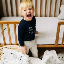 Prześcieradło do Łóżeczka 120x60 Bambusowe Basic Layette