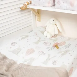 Prześcieradło na Przewijak Bawełniane Bunny New