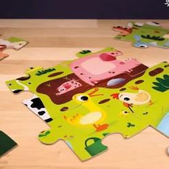 Puzzle dla Dzieci Sensoryczne Farma 20 el