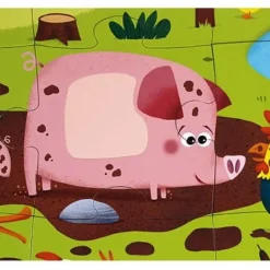 Puzzle dla Dzieci Sensoryczne Farma 20 el