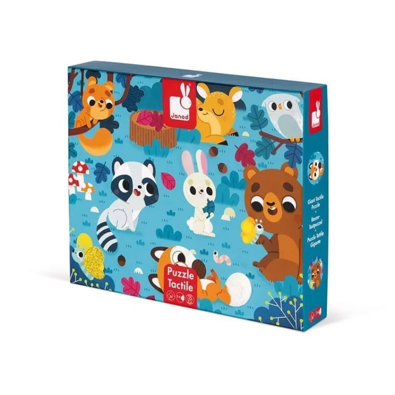 Puzzle dla Dzieci Sensoryczne Leśne Zwierzęta 20 el