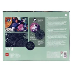 Puzzle dla Dzieci Świecące w Ciemności Układ Słoneczny 5+