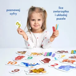 Puzzle do pary Cyferki 20el. 3+