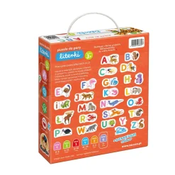 Puzzle do pary Literki 48el. 3+