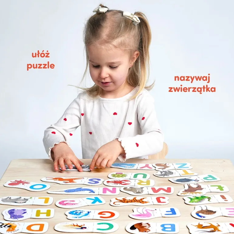 Puzzle do pary Literki 48el. 3+