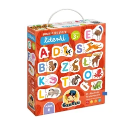 Puzzle do pary Literki 48el. 3+
