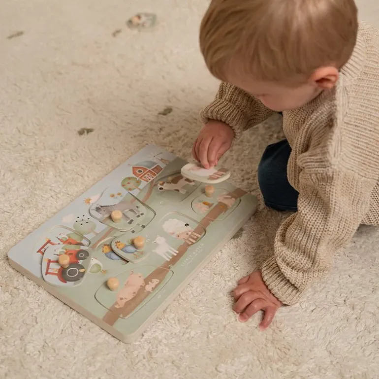 Puzzle dźwiękowe Little Farm FSC