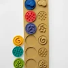 Puzzle sensoryczne kółeczka XL