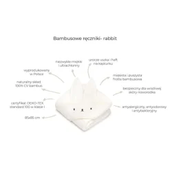 Ręcznik dla Niemowląt Bambusowy Cream