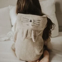 Ręcznik Ponczo dla Dziecka Light Grey Szare