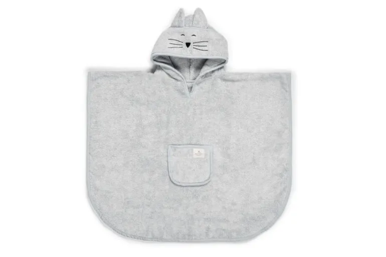 Ręcznik Ponczo dla Dziecka Light Grey Szare