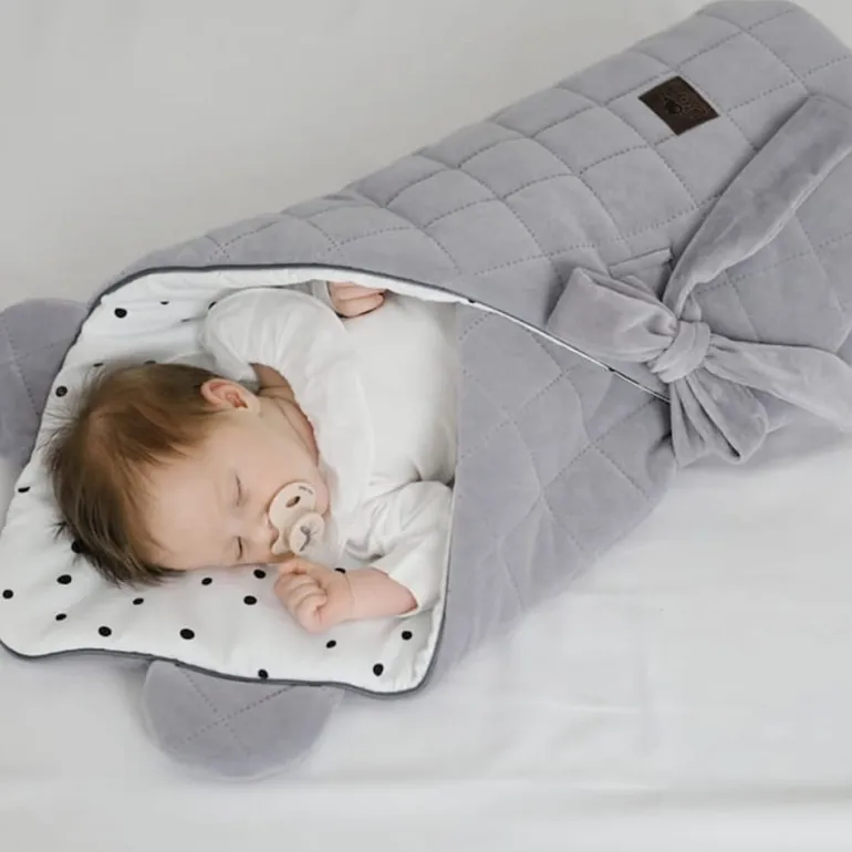 Rożek Niemowlęcy Bawełniany Royal Baby Grey-Grey