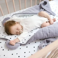Rożek Niemowlęcy Bawełniany Royal Baby Grey-Pink