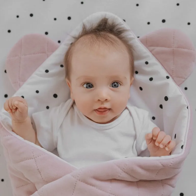 Rożek Niemowlęcy Bawełniany Royal Baby Pink