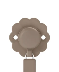 Silikonowa zawieszka do smoczka Wonder - Raw Umber