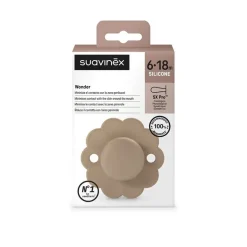 Smoczek fizjologiczny SX Pro silikonowy Wonder 0-6m - Cork