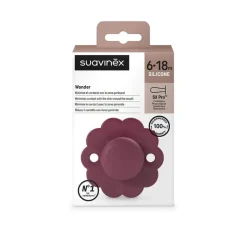 Smoczek fizjologiczny SX Pro silikonowy Wonder 0-6m - Magenta