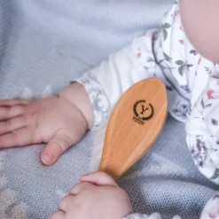 Szczotka dla Niemowląt z Włosia Koziego -