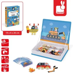 Układanka Magnetyczna Magnetibook Pojazdy