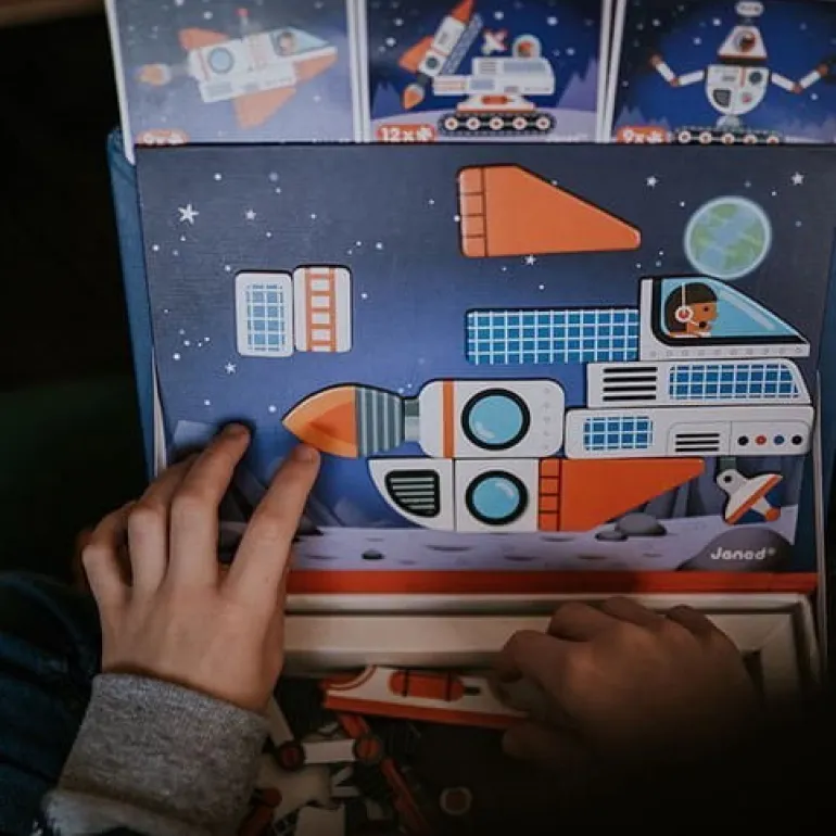Układanka Magnetyczna Magnetibook Kosmos