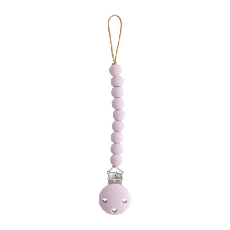 Zawieszka silikonowa na smoczek Hera - Soft Lilac