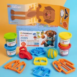 Zestaw kreatywny PAW PALS Bohater Max - 4 ciastoliny, foremki, mata Zawody - Praca